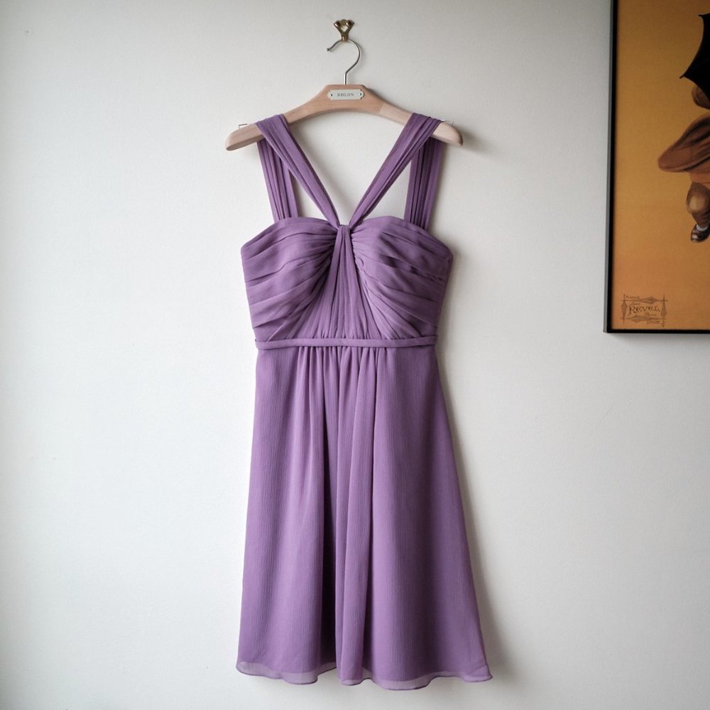 NWOT • David’s Bridal • Chiffon Bridesmaid Dress 0